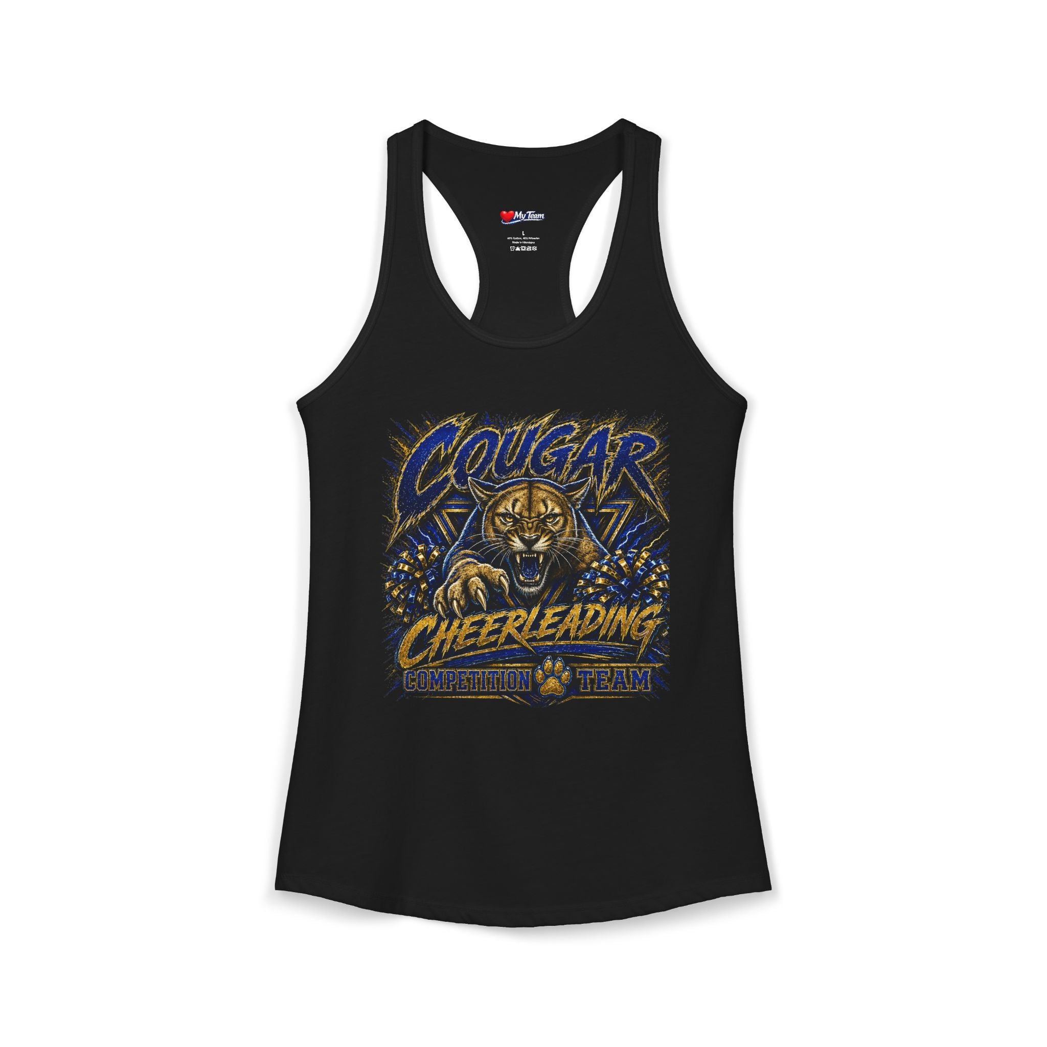 KHS Cheerleading Comp TankWomen's Ideal Racerback Tank