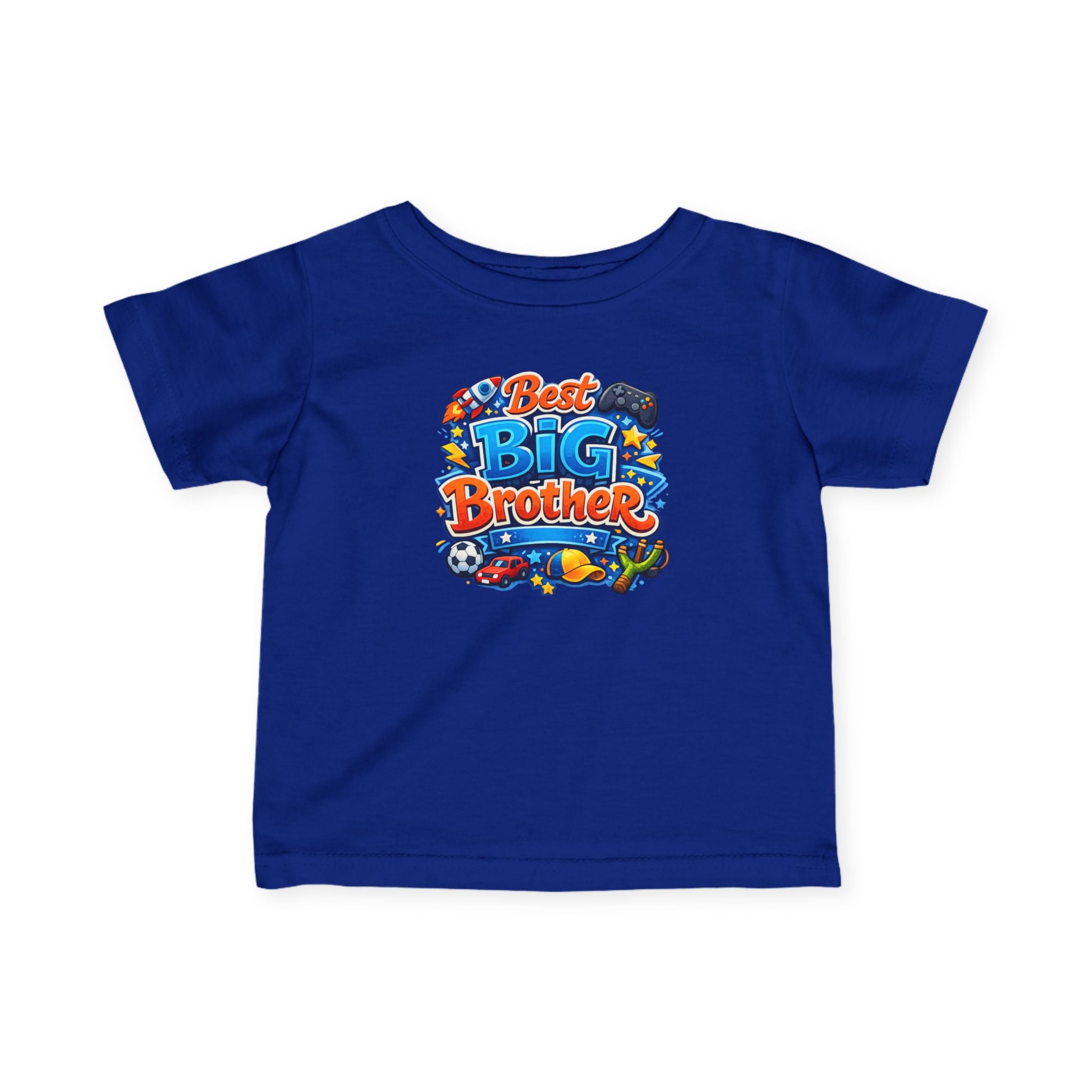Best Big Brother Infant Tee — Colorful Kids’ Announcement Shirt