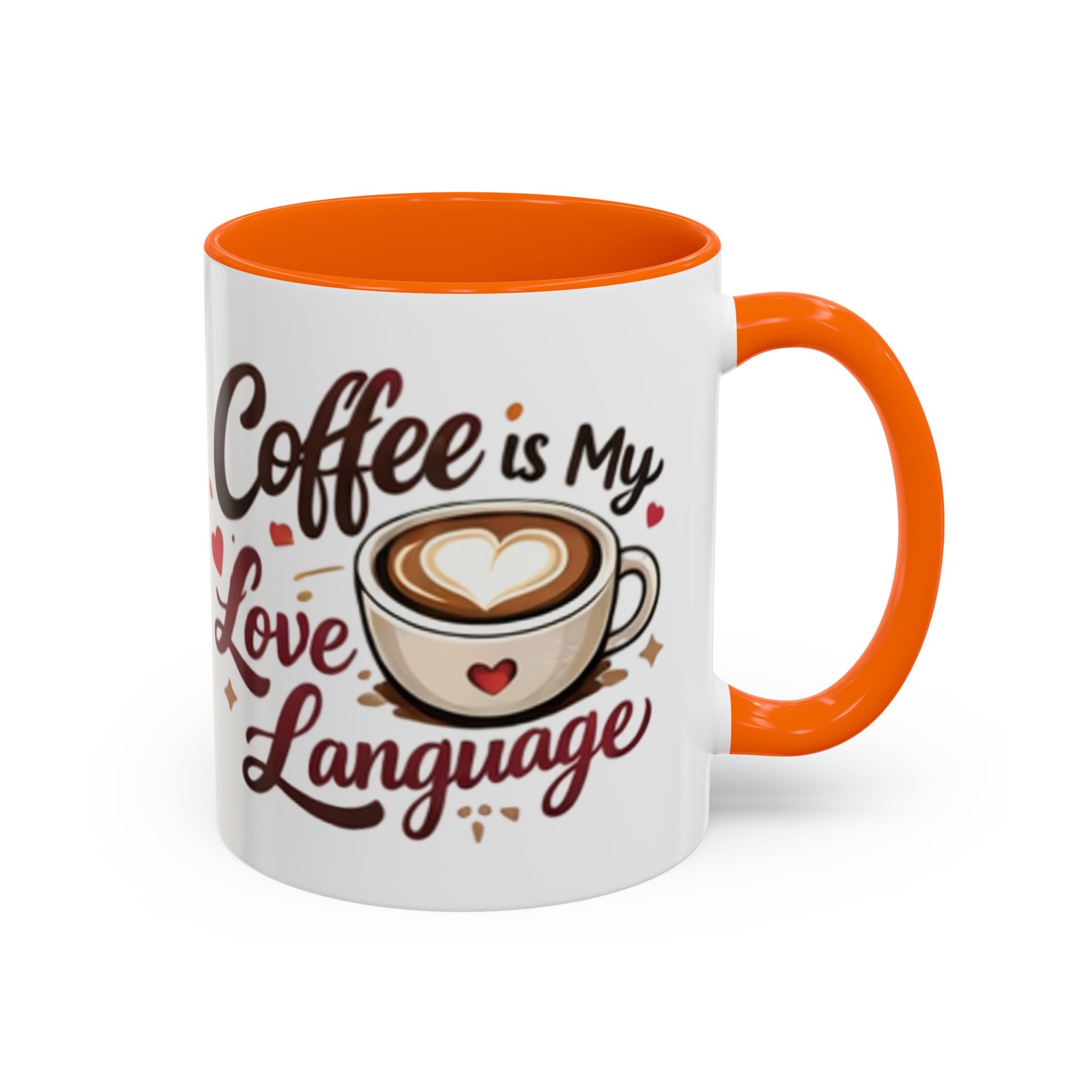 Coffee Mug – “Coffee Is My Love Language” Ceramic Accent Mug (11/15oz)