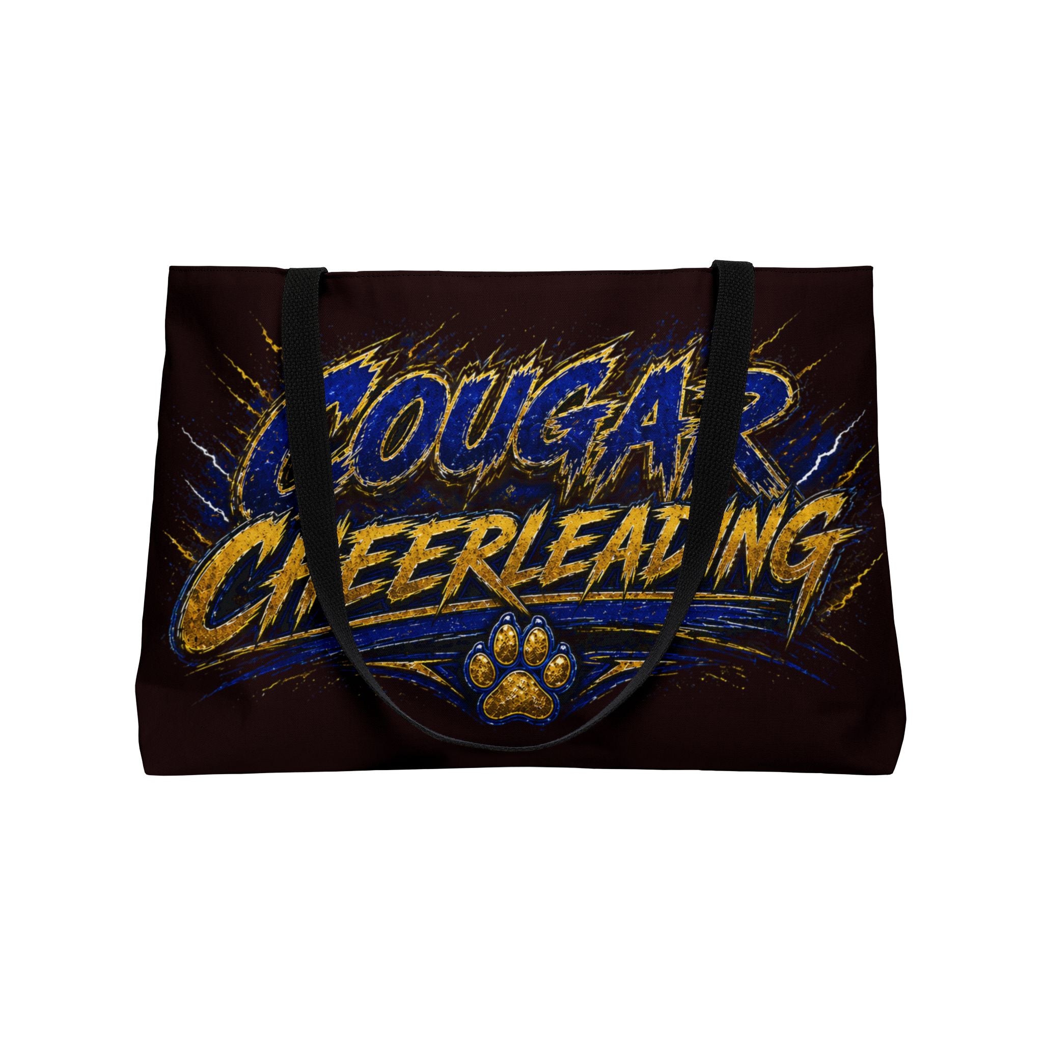 Cougar Cheerleading Weekender Tote Bag – Athletic Spirit Gym & Game Day Carryall