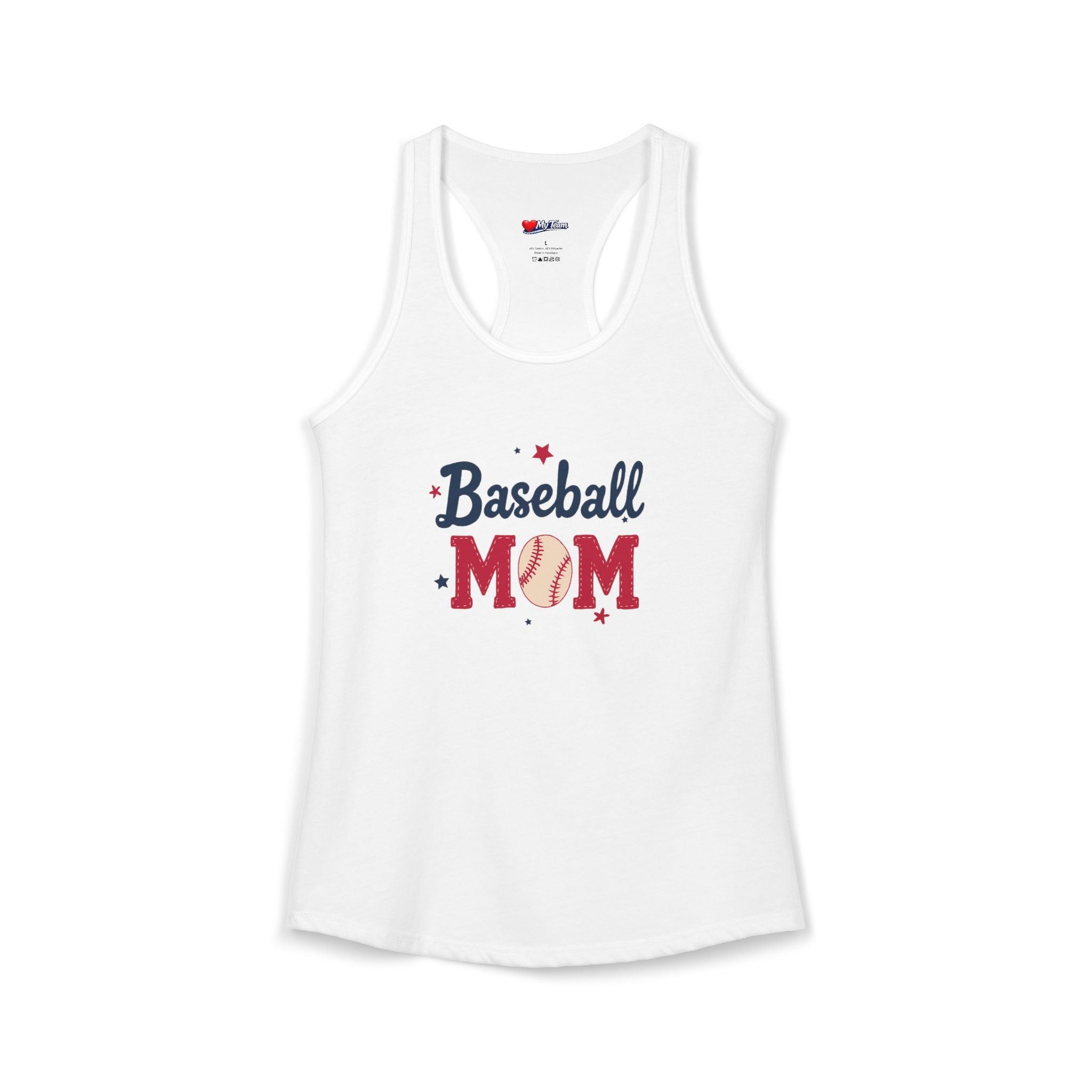 Baseball Mom Tank- Women's Ideal Racerback Tank