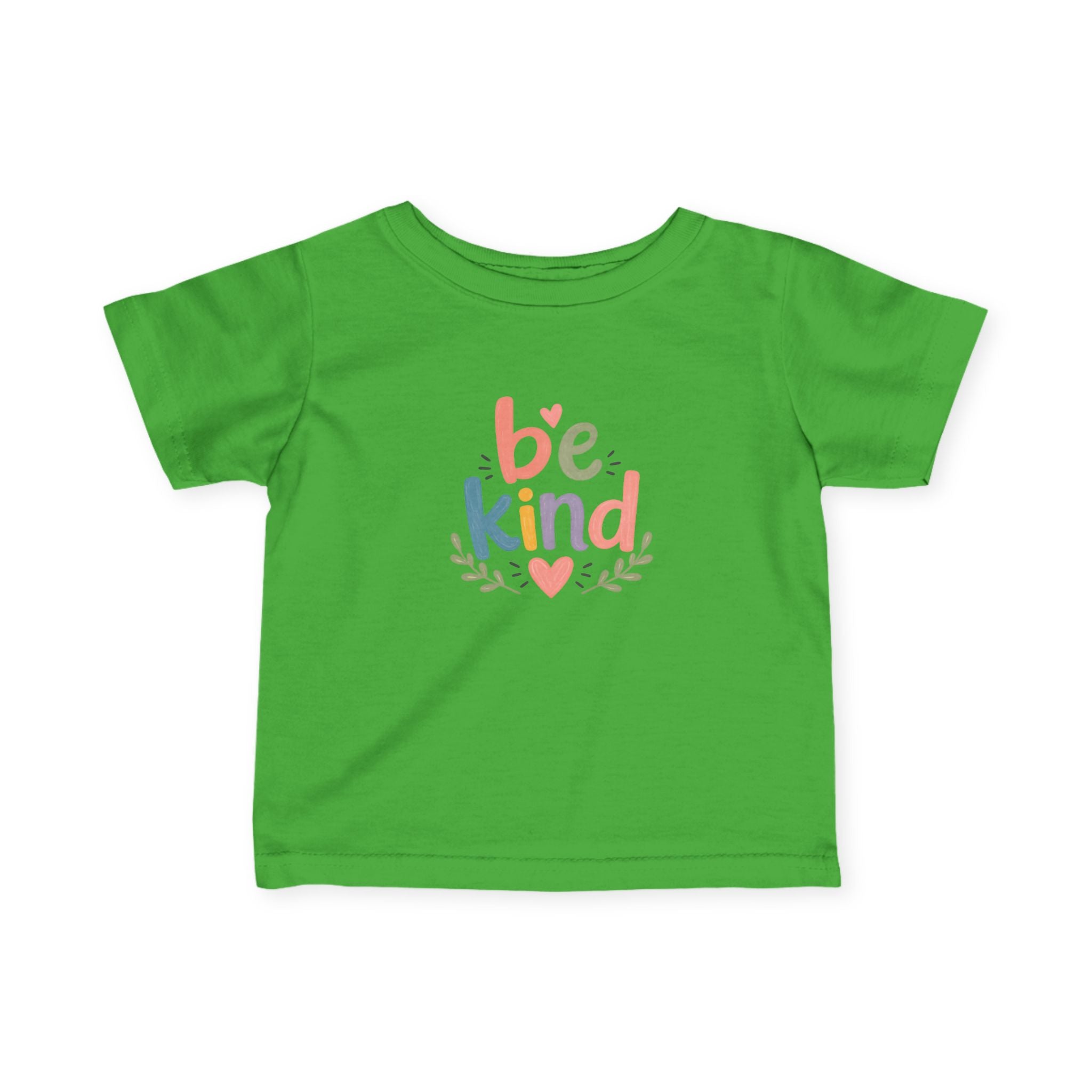 Be Kind Infant Tee — Cute Pastel Baby T-Shirt with 'Be Kind' Design