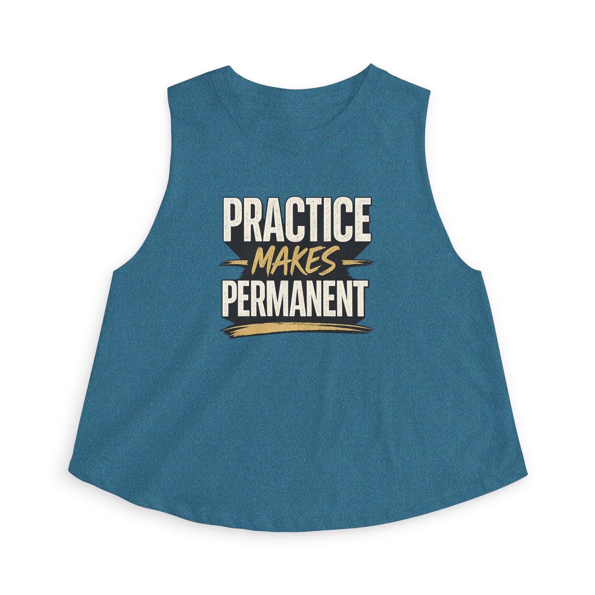 Practice Makes Permanent Crop Top — Motivational Women's Tank