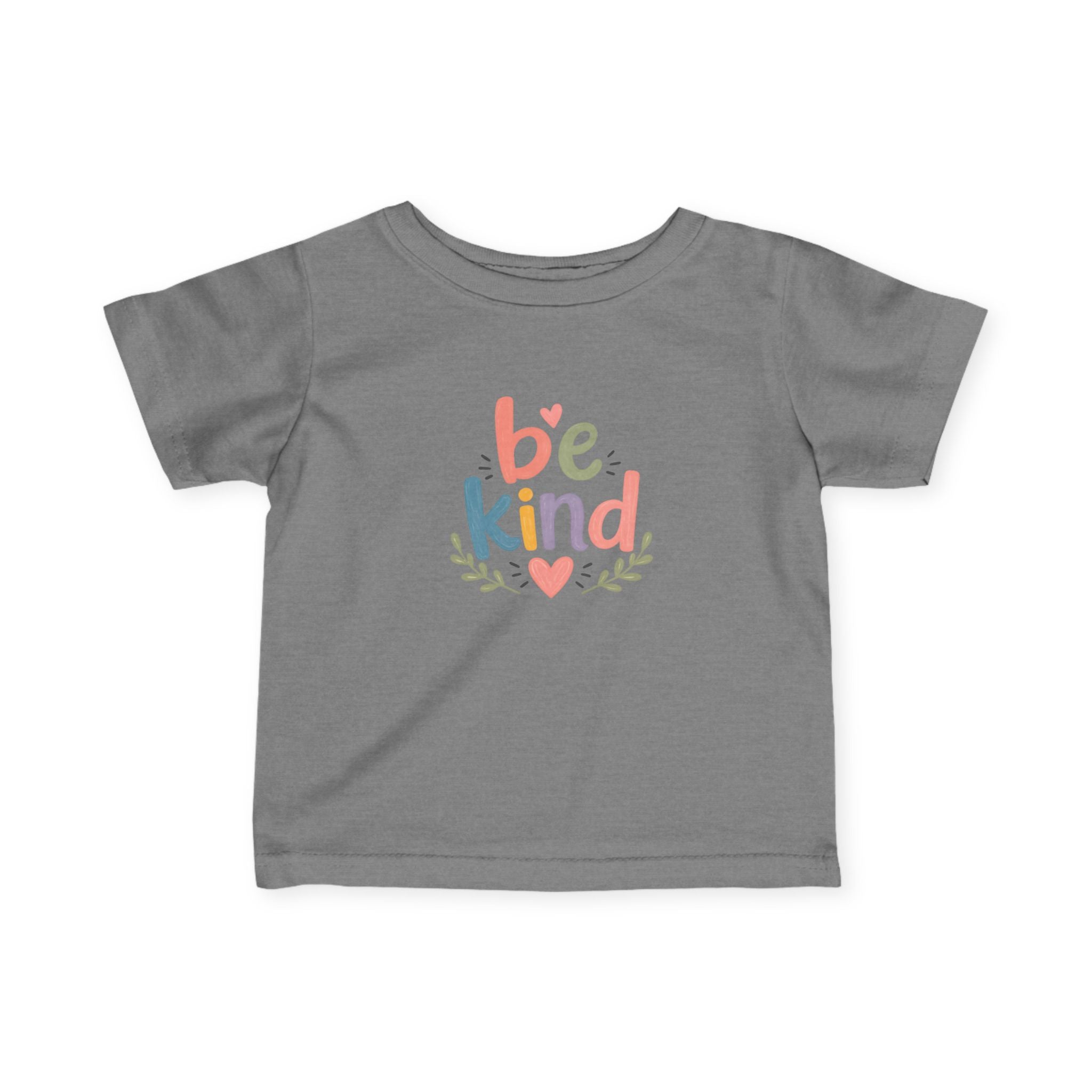 Be Kind Infant Tee — Cute Pastel Baby T-Shirt with 'Be Kind' Design