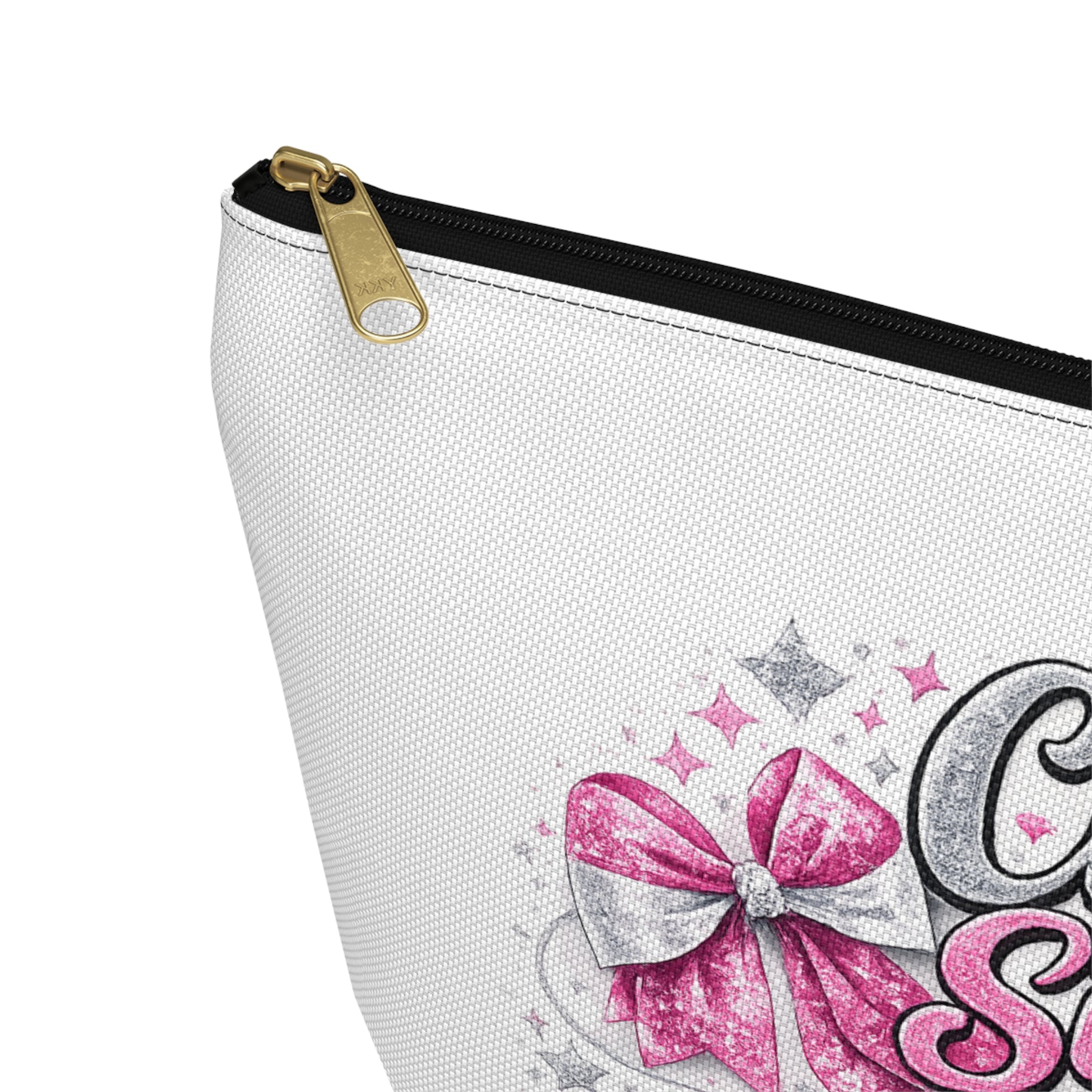 Cheer Sisters for Life Accessory Pouch — Cheerleader Makeup & Gear Bag