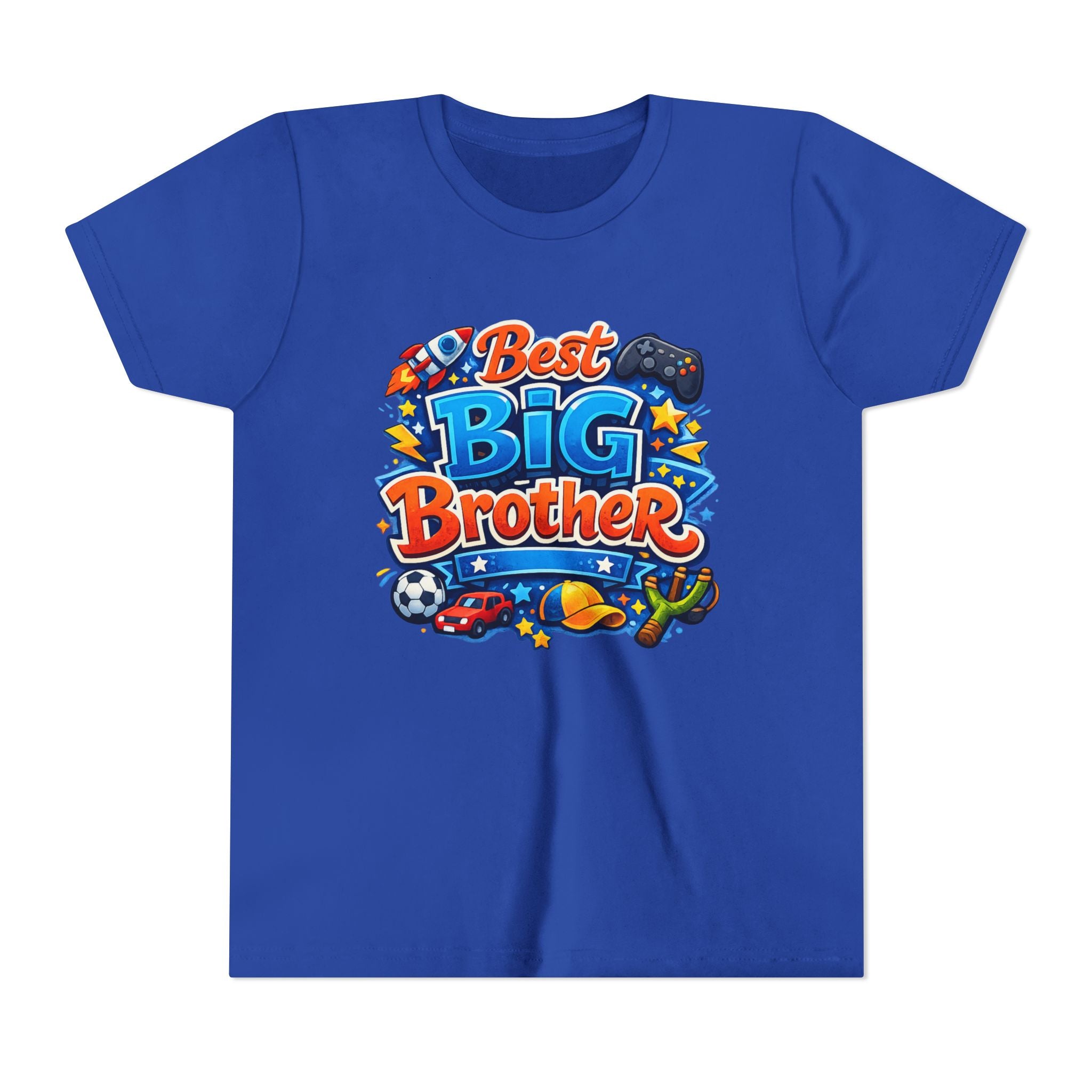 Best Big Brother Youth Tee - Colorful Kids' 'Best Big Brother' Shirt for New Siblings & Family Gifts