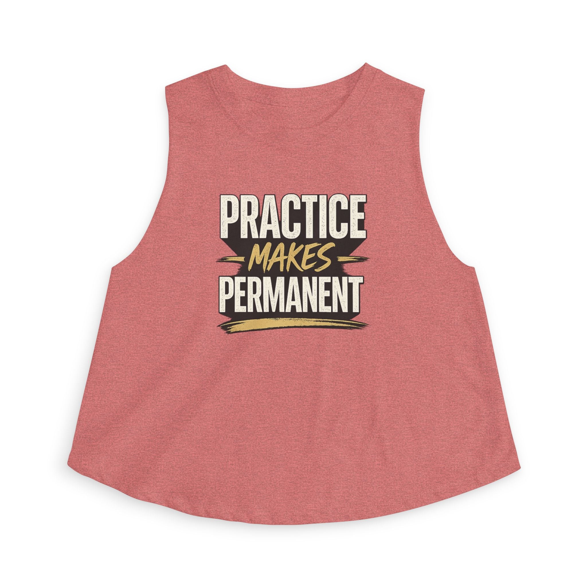 Practice Makes Permanent Crop Top — Motivational Women's Tank