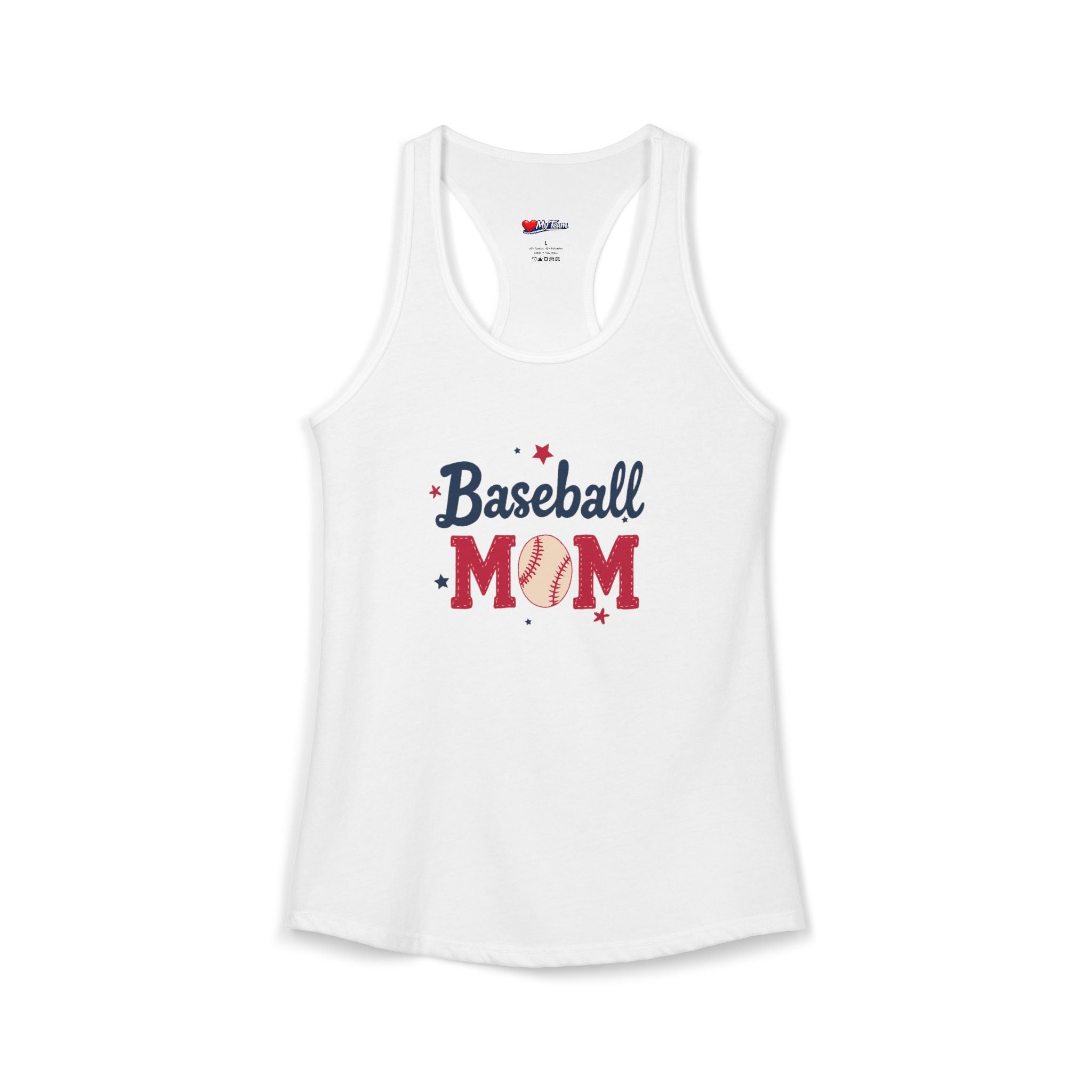Baseball Mom Tank- Women's Ideal Racerback Tank