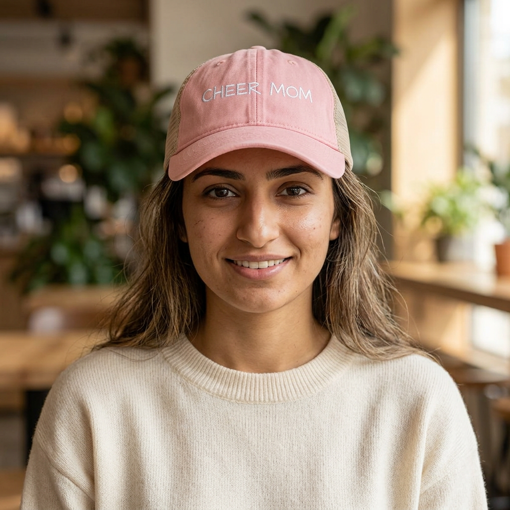 Women's Washed Mesh-Back Cap
