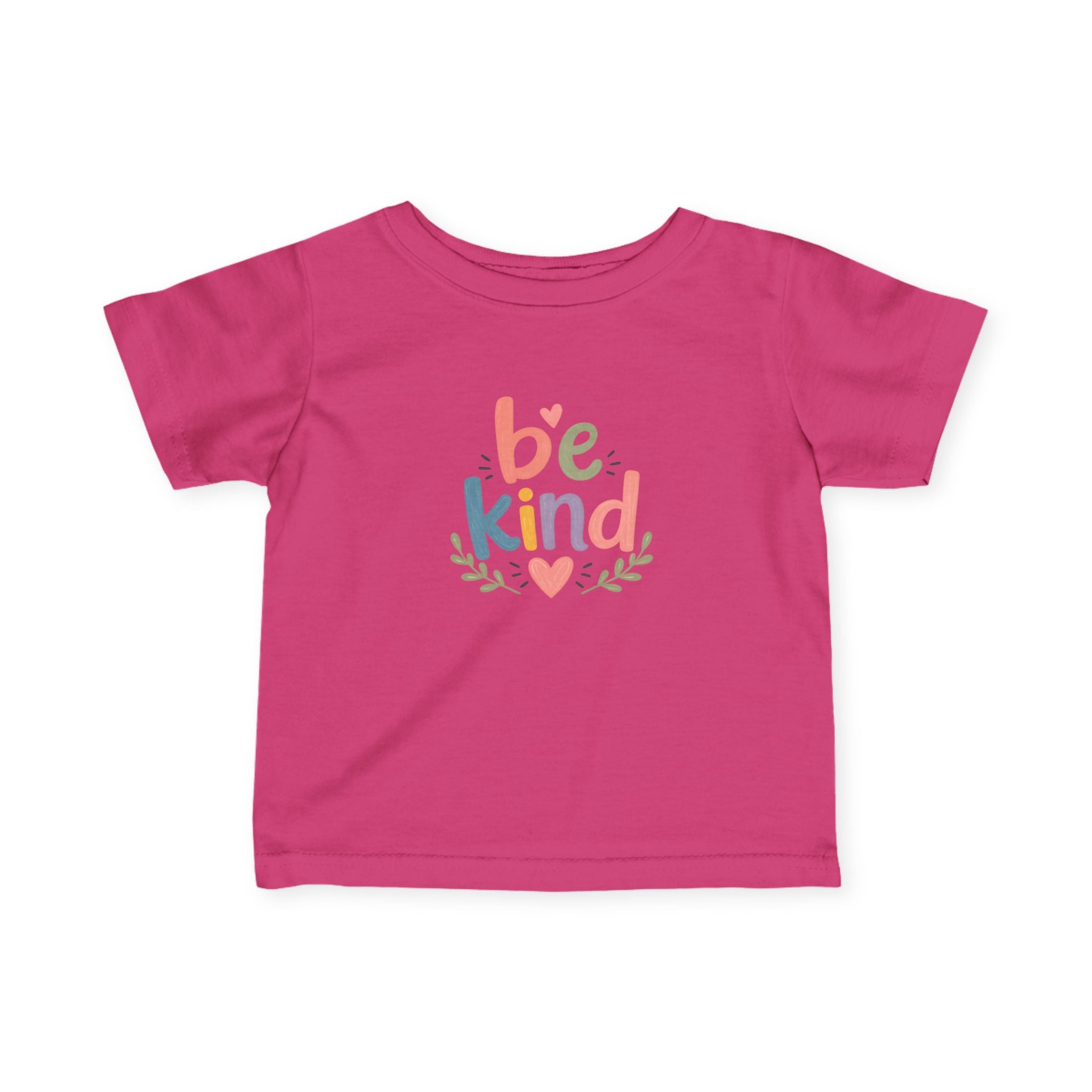 Be Kind Infant Tee — Cute Pastel Baby T-Shirt with 'Be Kind' Design