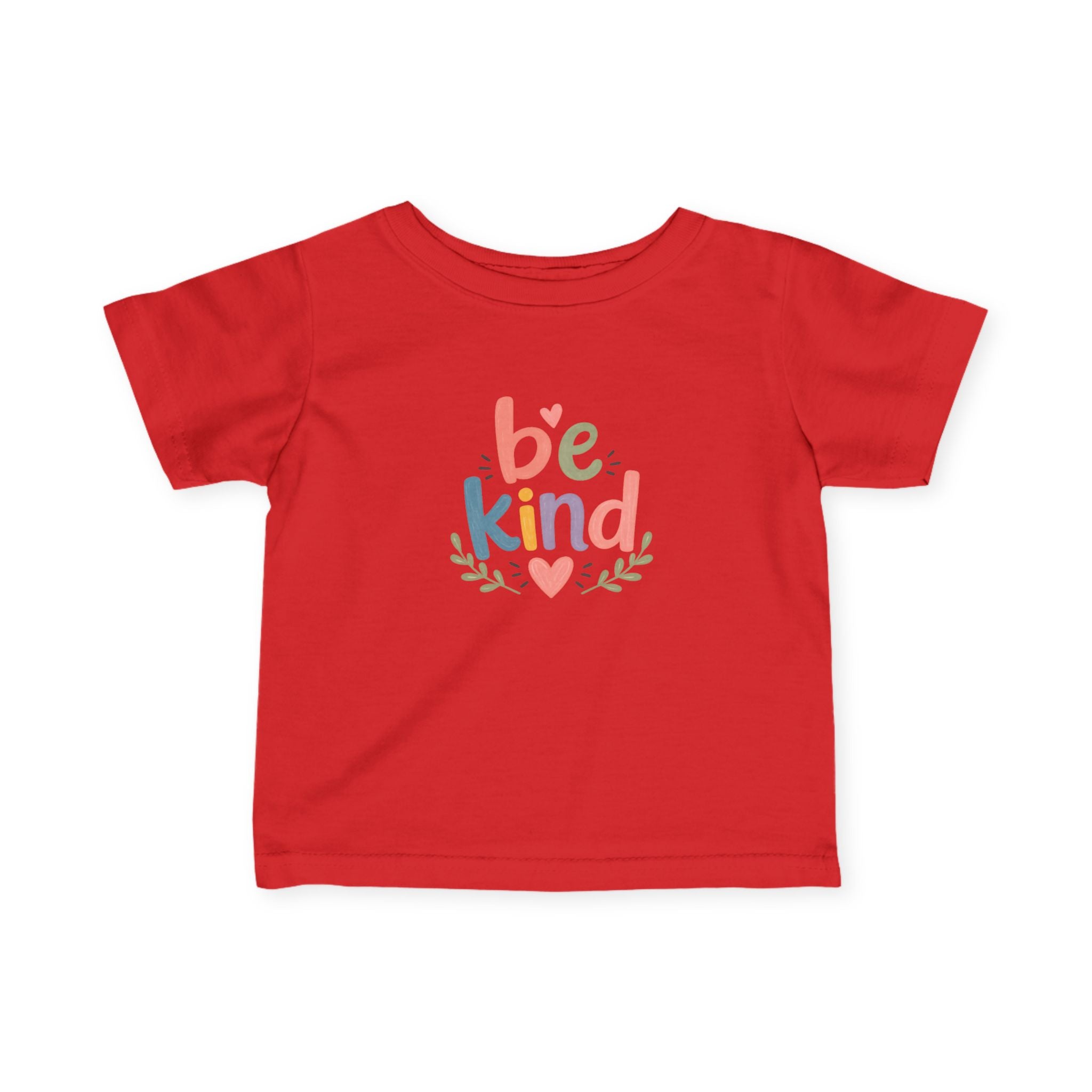 Be Kind Infant Tee — Cute Pastel Baby T-Shirt with 'Be Kind' Design