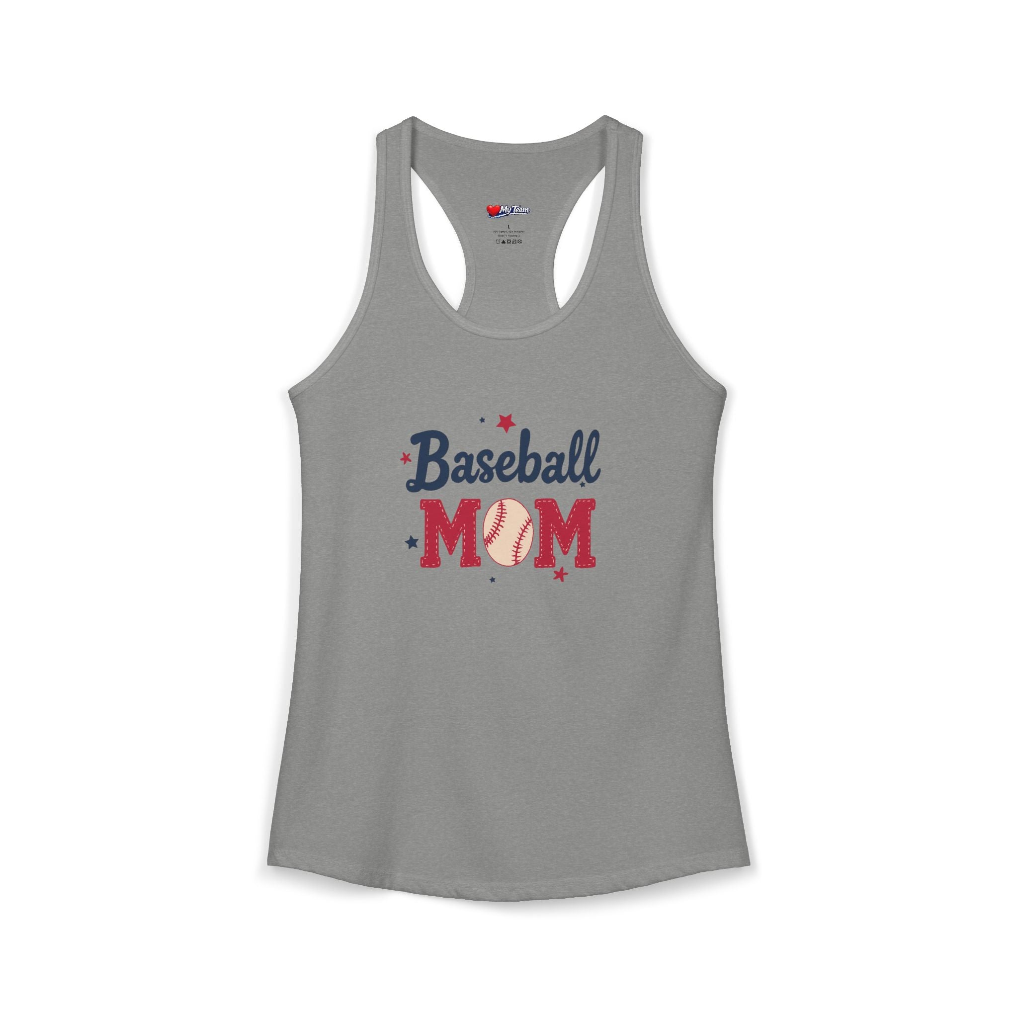 Baseball Mom Tank- Women's Ideal Racerback Tank