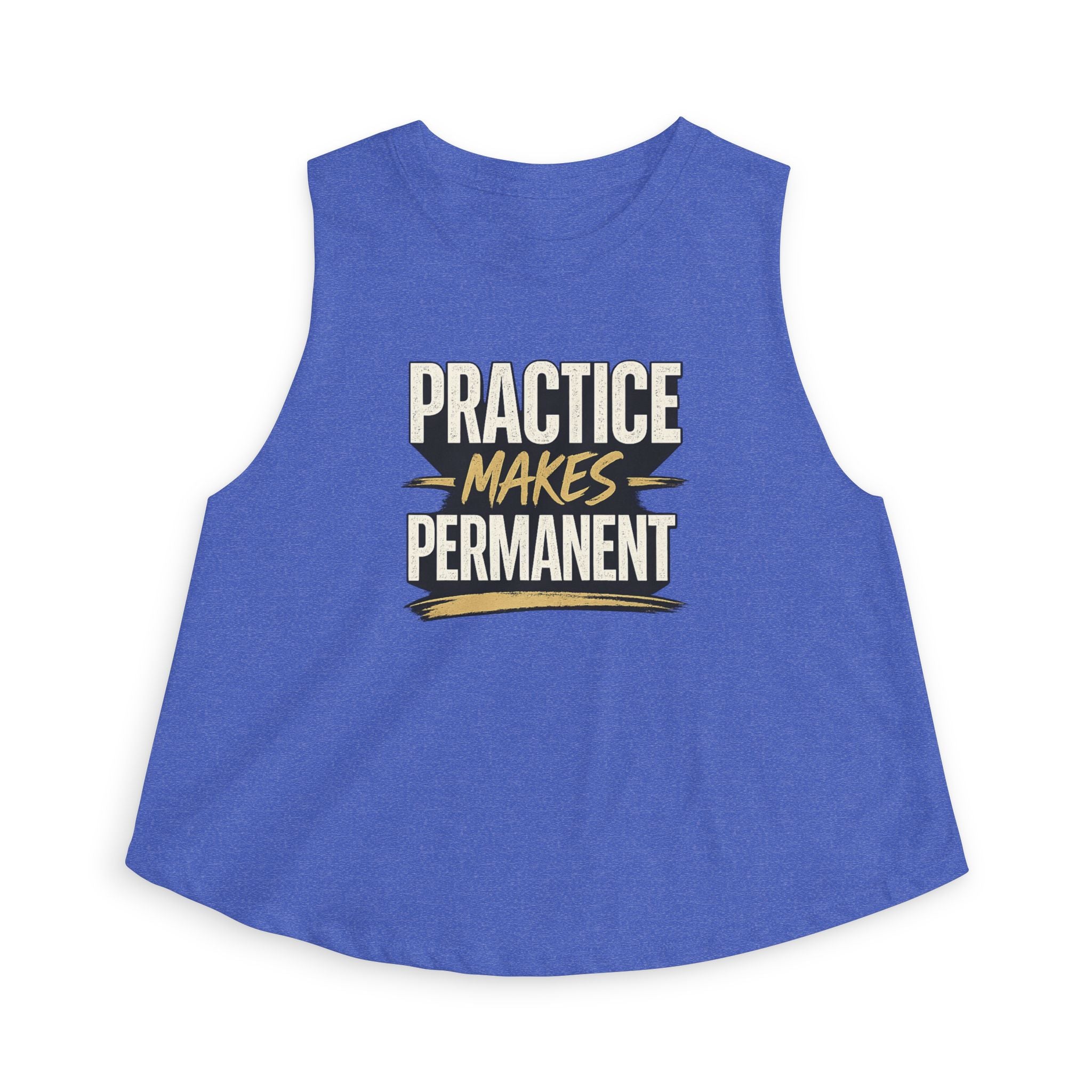 Practice Makes Permanent Crop Top — Motivational Women's Tank
