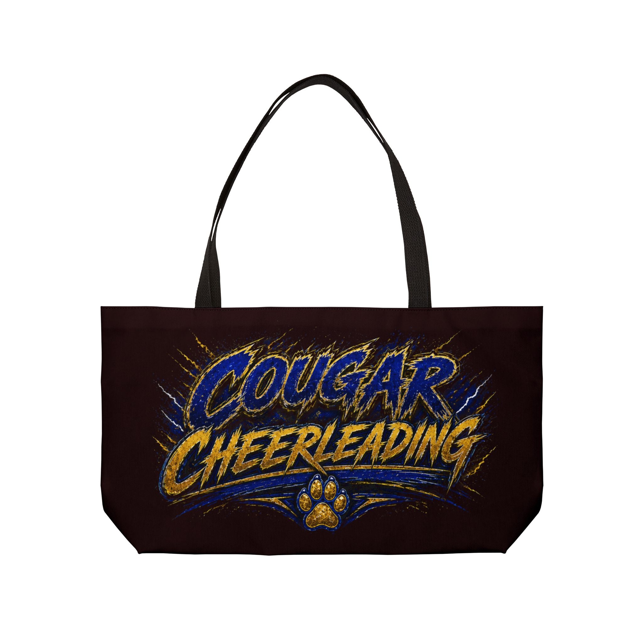 Cougar Cheerleading Weekender Tote Bag – Athletic Spirit Gym & Game Day Carryall