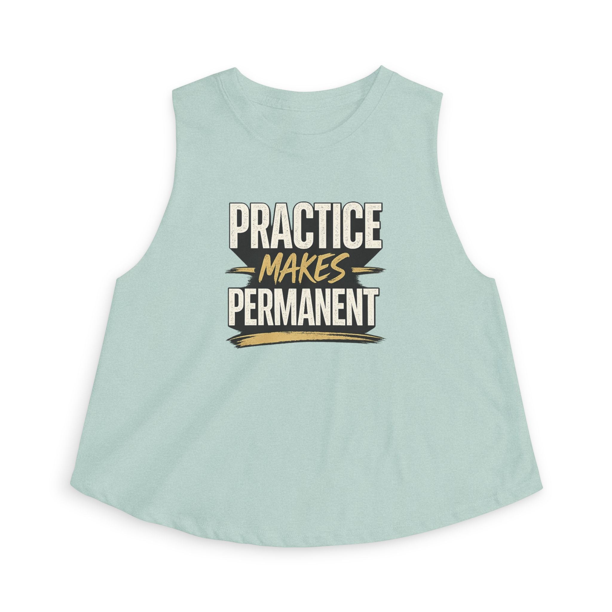 Practice Makes Permanent Crop Top — Motivational Women's Tank