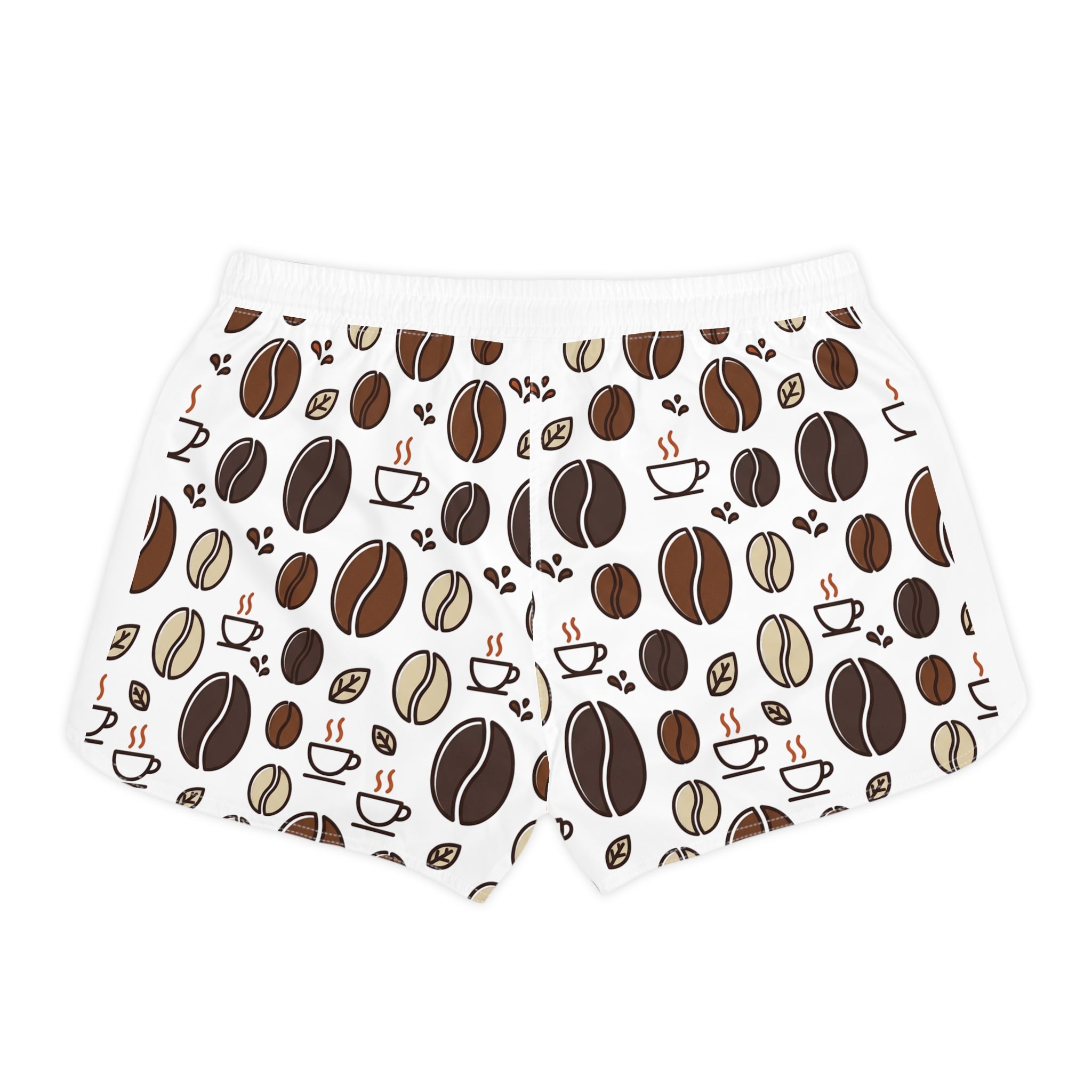 Coffee Bean Print Women's Lounge Shorts