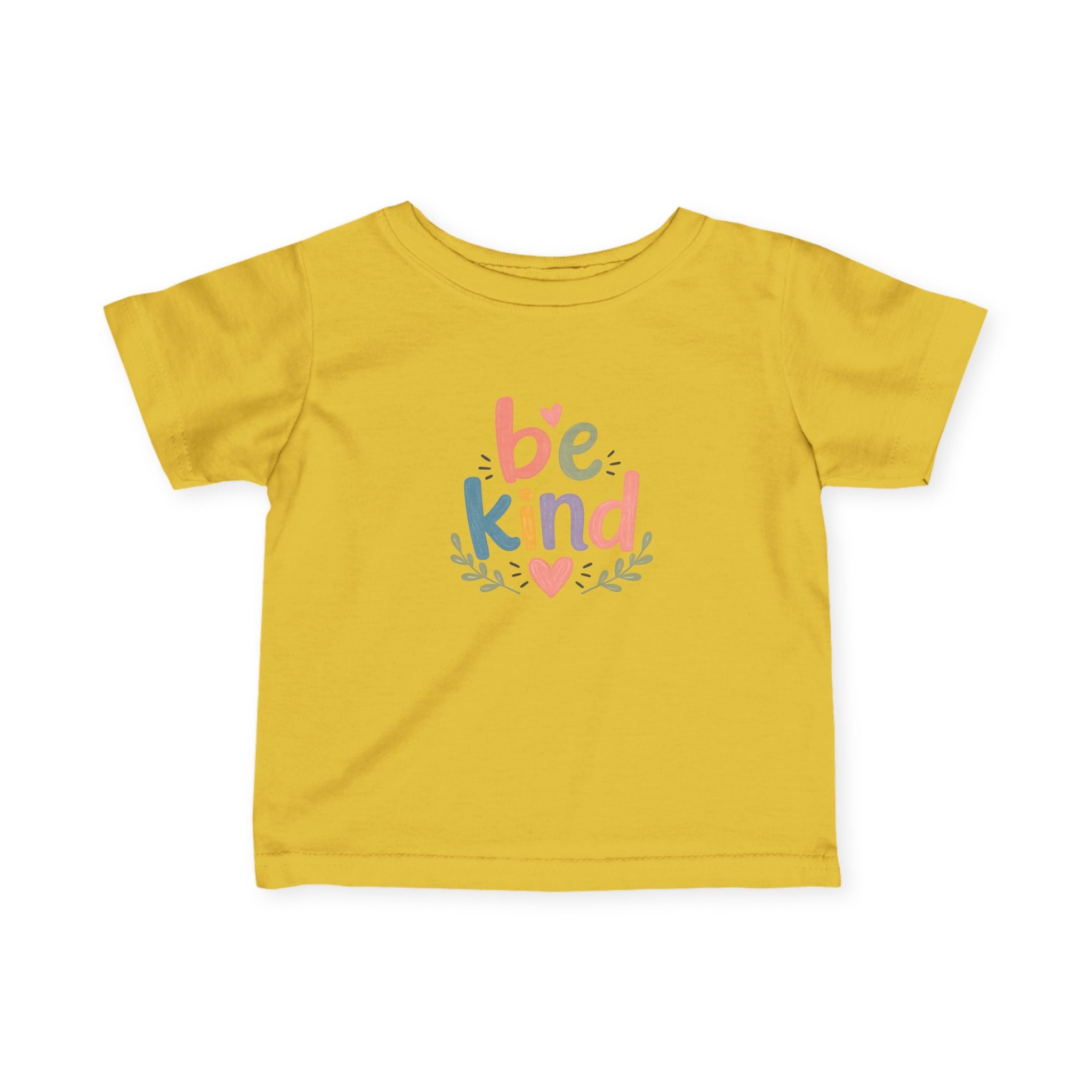 Be Kind Infant Tee — Cute Pastel Baby T-Shirt with 'Be Kind' Design
