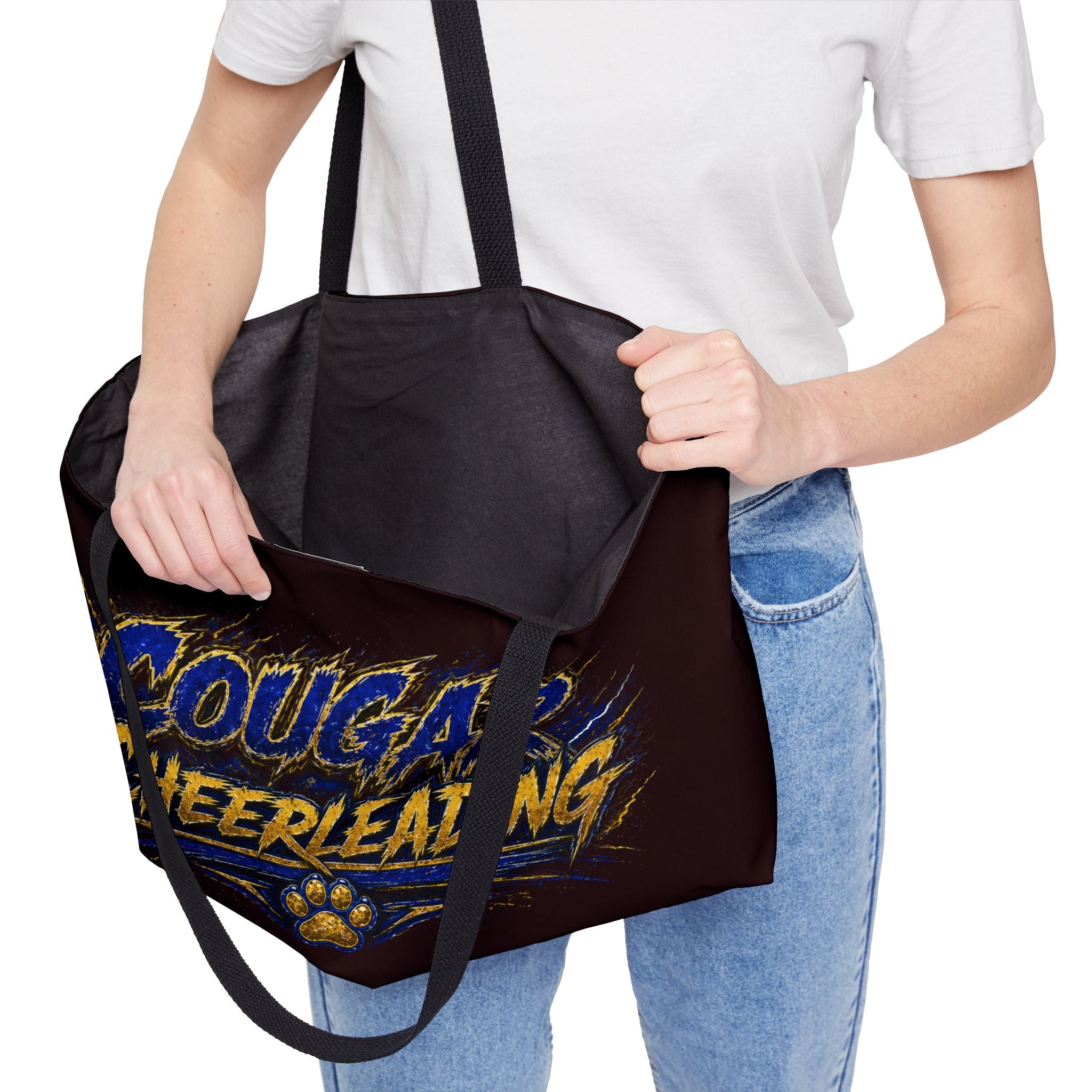 Cougar Cheerleading Weekender Tote Bag – Athletic Spirit Gym & Game Day Carryall